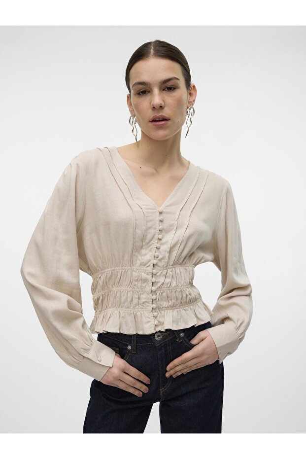 Bluse VMTHEODORA Üst - 5
