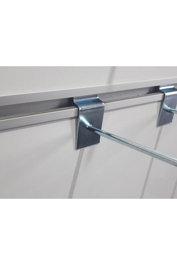 50 Pcs 30 cm Shop Panel Carrier Steel Hanger Channel Hook Rods