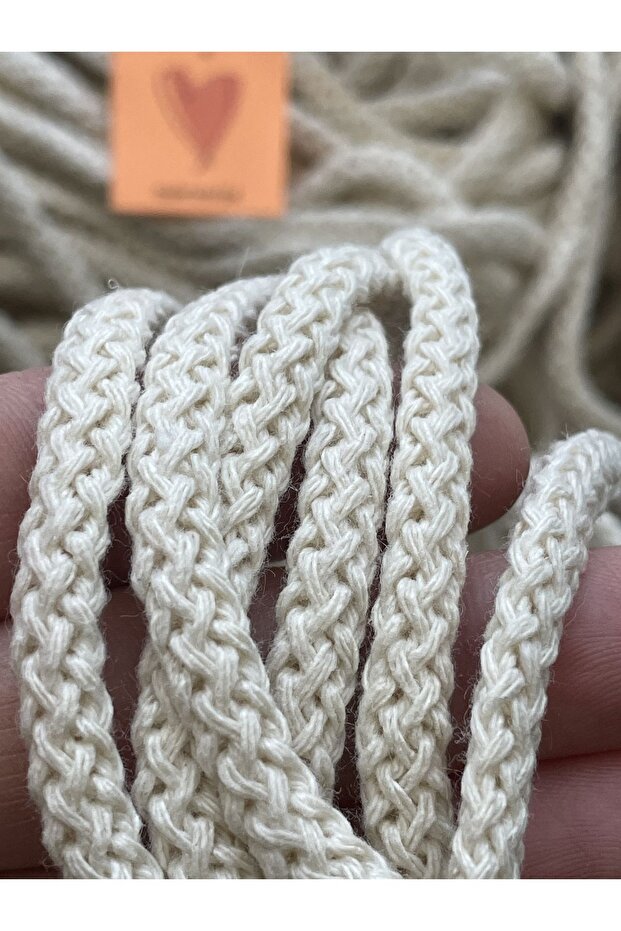 İTHAL PREMIUM MAKROME İPİ 1 KİLO İTHAL COTTON PAMUK DOKUMA ÖRGÜ HOBİ İPİ KORDON - 2