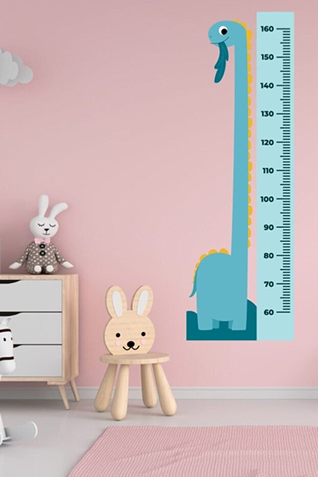 Dinosaur Figured Height Measuring - Measuring Ruler Wall Sticker - 3