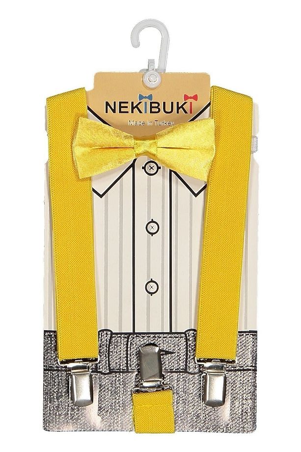 Çocuk Yaş Pantolon Askı Papyon Seti - 1