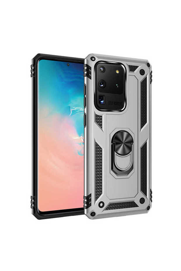 Samsung Galaxy S20 Ultra Shockproof Tank Cover with Magnetic Stand