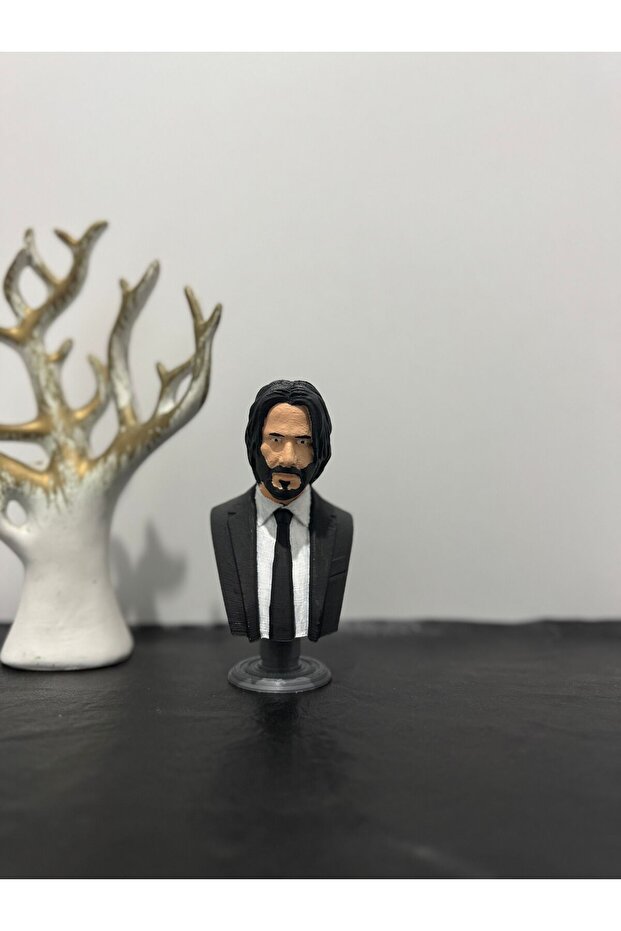 John Wick Büst Figür 13cm Boyalı