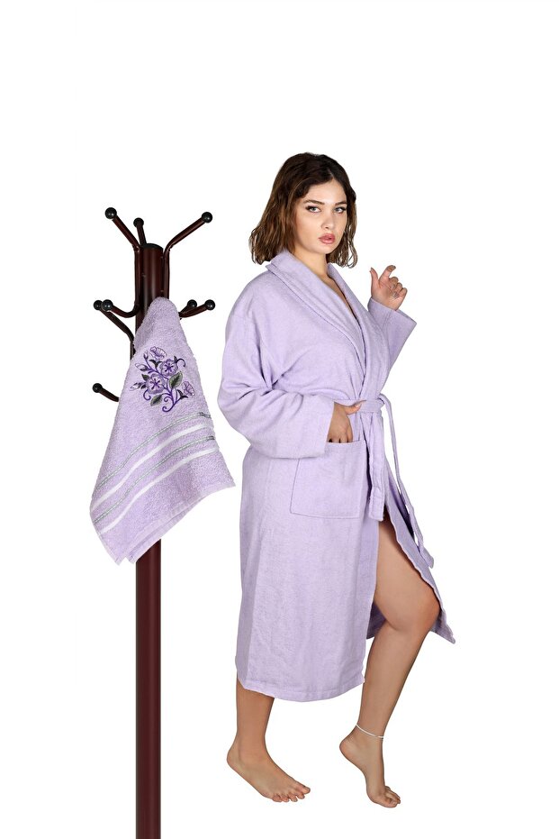 مجموعة رداء حمام مزدوج - 1