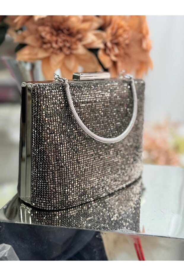 EVENING DRESS BAG BUCKET MODEL STONED WEDDING INVENTION SPECIAL DAYS