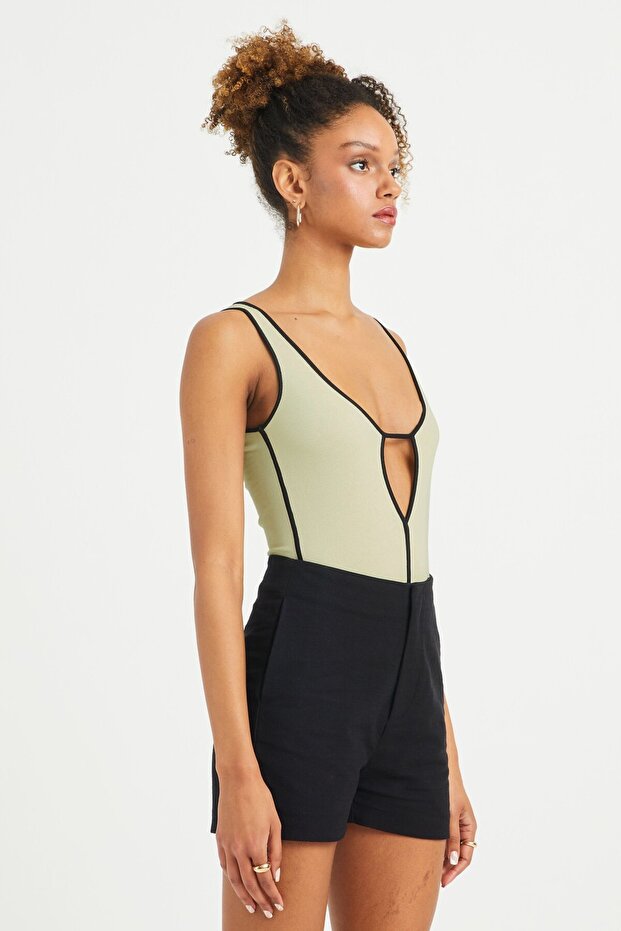 Delphin Bodysuit - Yeşil - 2