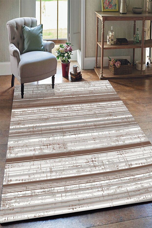 Welsoft Fabric Digital Printed Yrk127 Model Elastic Carpet Cover - 1