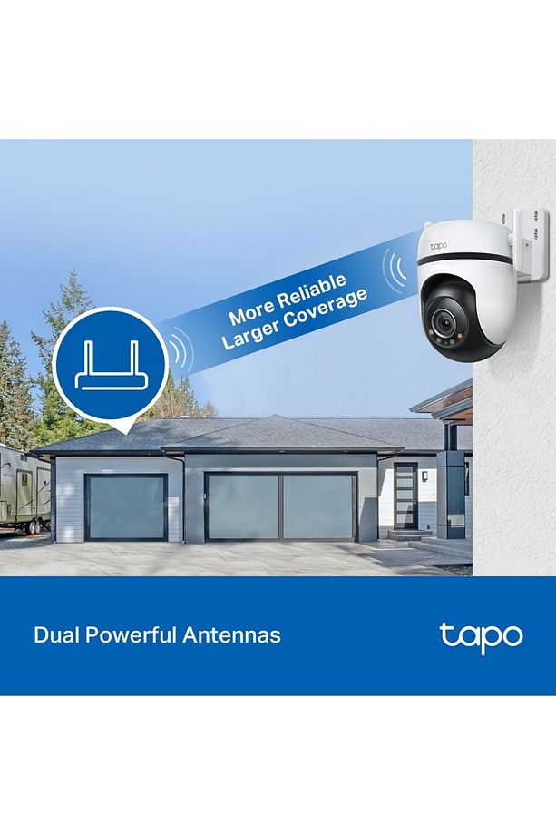 Tapo C520WS, 2K QHD Dış Mekan Wi-Fi/Ethernet Güvenlik Kamerası, Hareket Tespit/Takibi , - 5