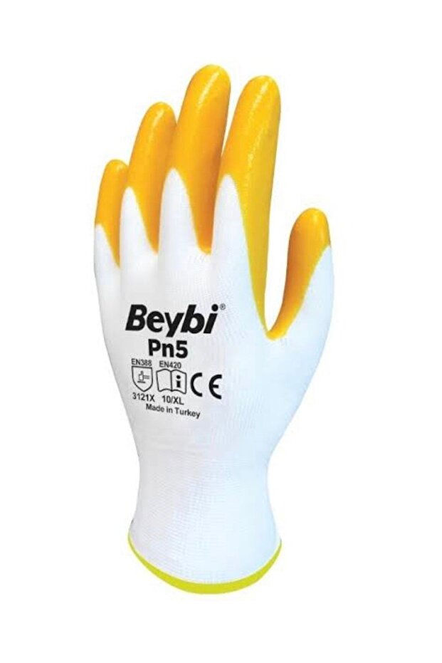 Pn5 Inşaat Eldiveni 60 Çift 10 Beden - 3