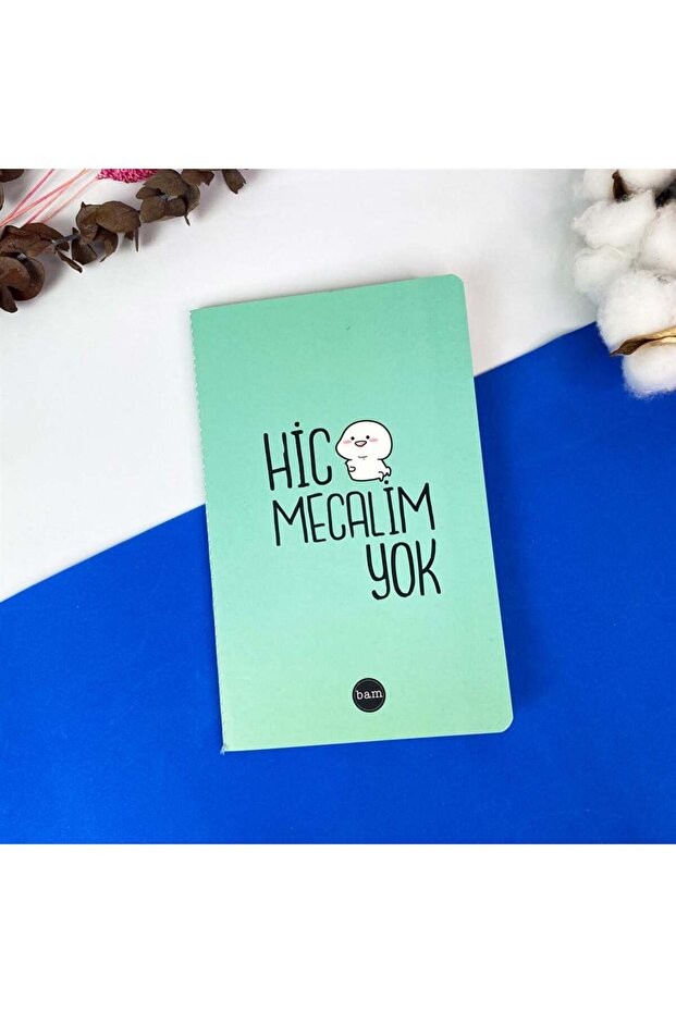 Tailor Stitched No Mecalı Designed Notebook - 3