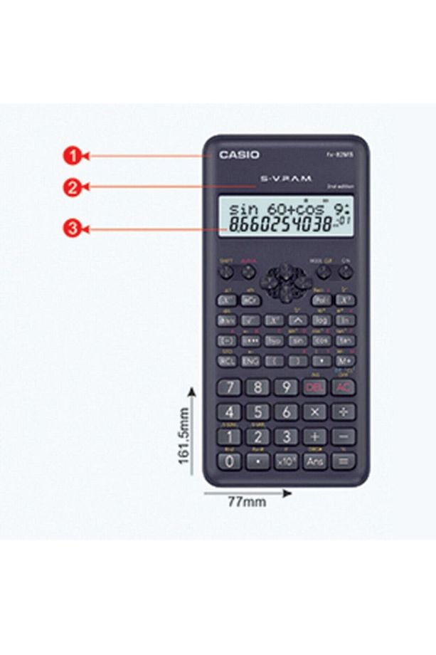 Fx-82ms 2. Versiyon Bilimsel Fonksiyonlu Hesap Makinesi 5044278 - 2
