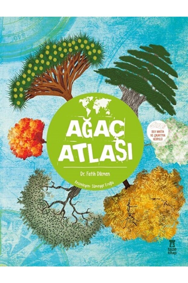 Ağaç Atlası Harita Hediyeli (Ciltli)