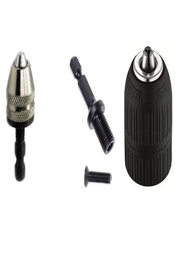 Mandren Seti 4 Mm Mini Mandren & 10 Mm Bits Tutuculu Mandren Torkslu Matkablarada Uyumludur - 1