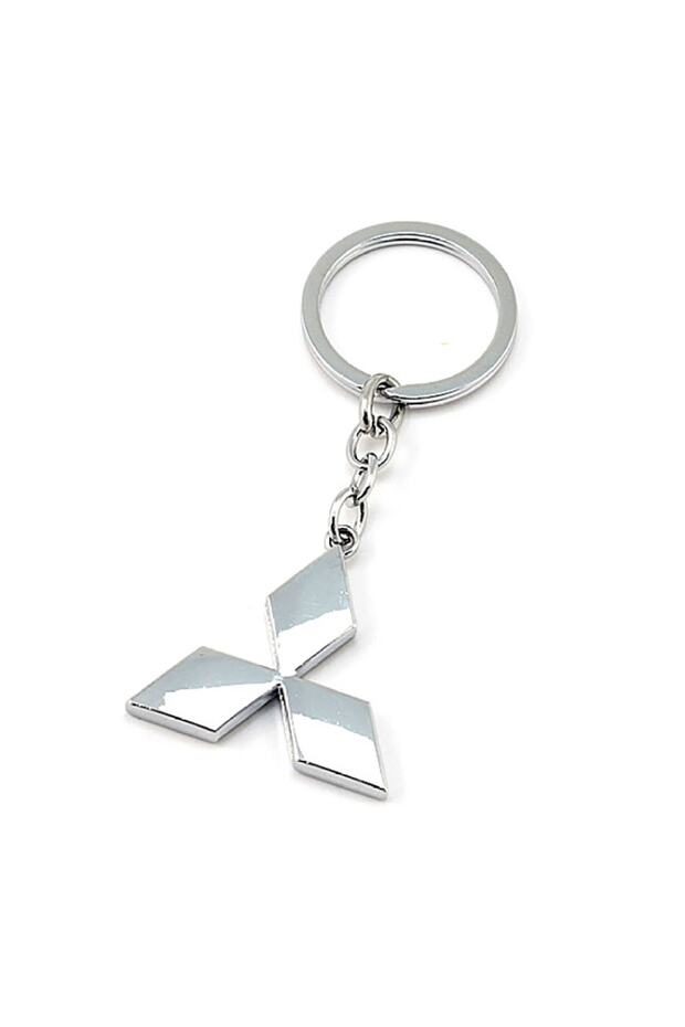 Mitsubishi L300 Keychain Metal 3D Metal Auto Keychain - Chrome Plated Auto Keychain
