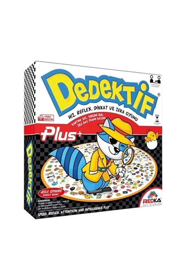 Dedektif Plus Zeka Oyunu, Eğlenceli Görsel Hafıza Oyunu - 1