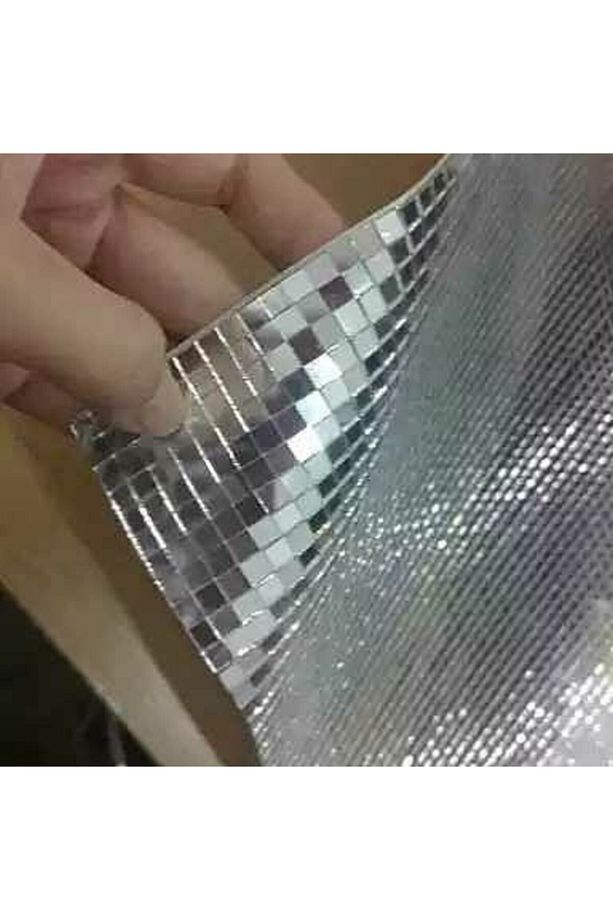 25 Adet 10ml Kendinden Yapışkanlı Buton Ayna Disko Topu Aynası Pakette 3x30 - 2