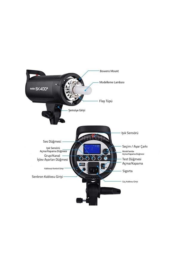 Sk400 Iı Paraflaş Kafası 400 Watt - 7