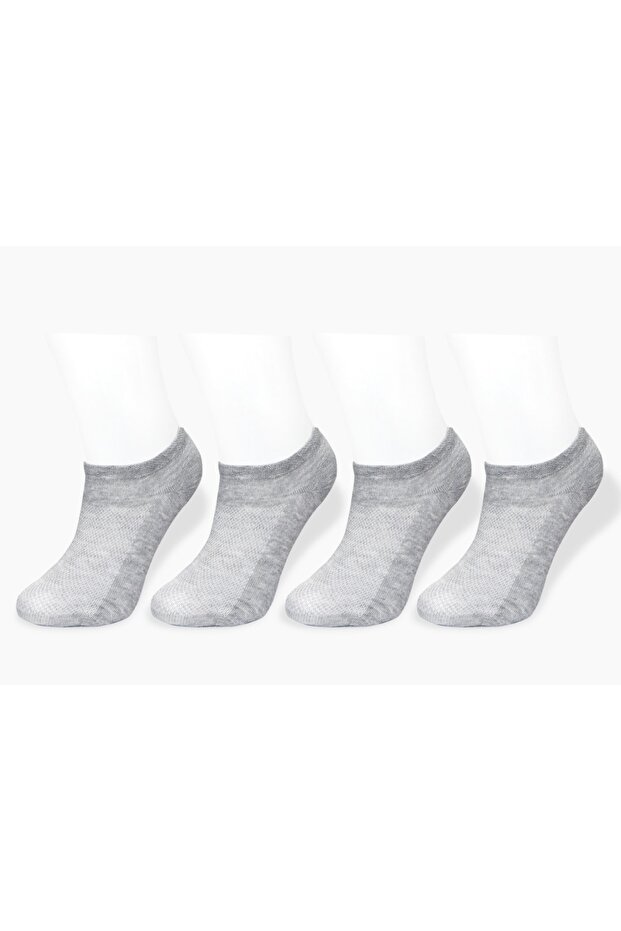 Women's Short Socks 4 Pairs Gray