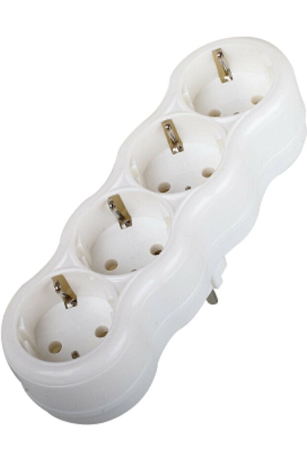 مقبس توصيل مزدوج مع قابس أرضي رباعي 104-04 - 1