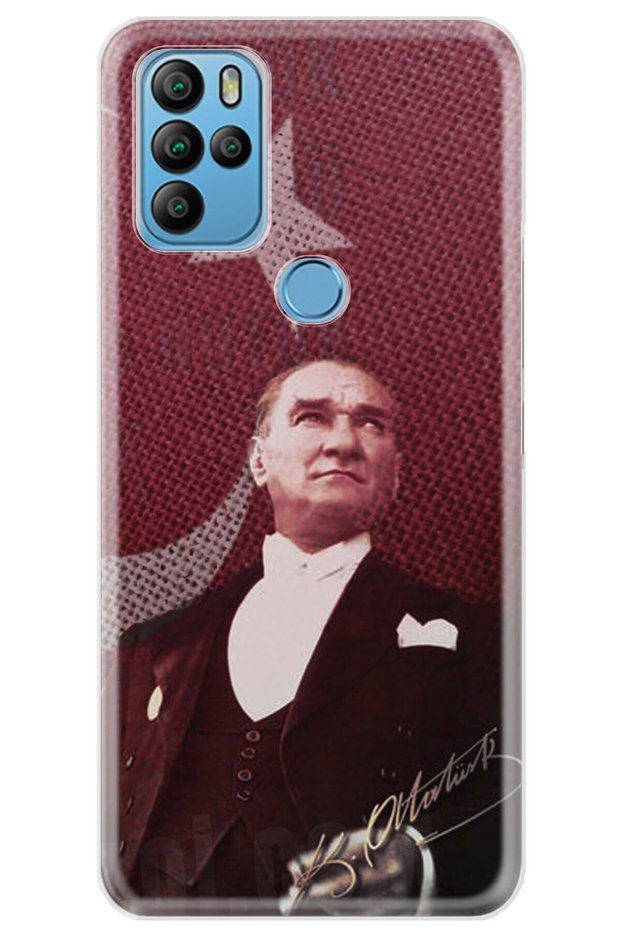 General Mobile Gm 21 Pro Case Patterned Trend Silicone Cover - M.K Atatürk