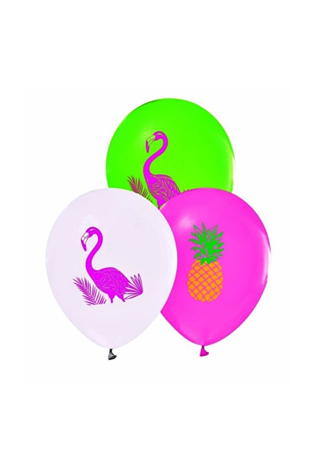 Flamingo Balon - 6 Adet - 1