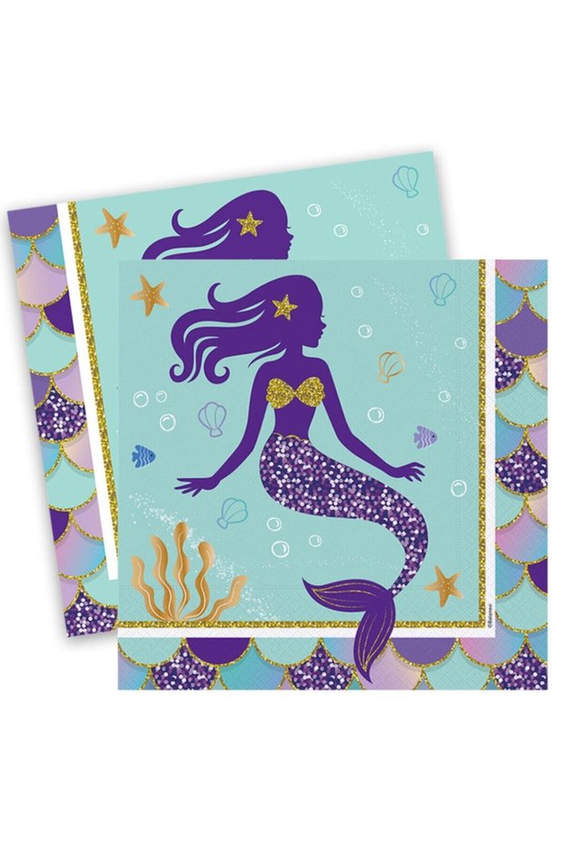 Mermaid Printed Paper Napkin