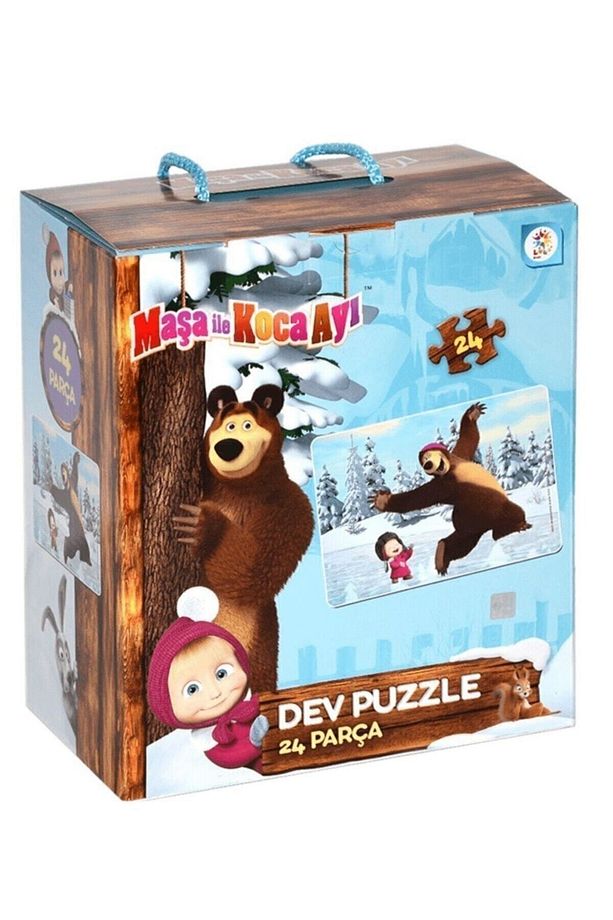 Maşa Ile Koca Ayı Dev Puzzle 24 Parça - 1
