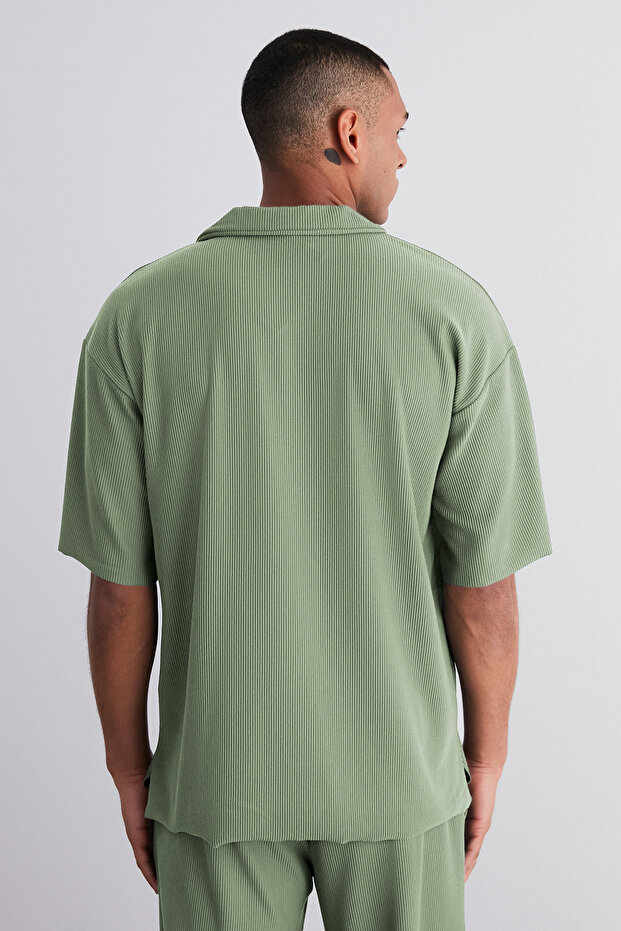 Mint Straight Fit Dokulu Gizli Kordonlu Tek Parça Eşofman Altı TMNSS23EA00013 - 3
