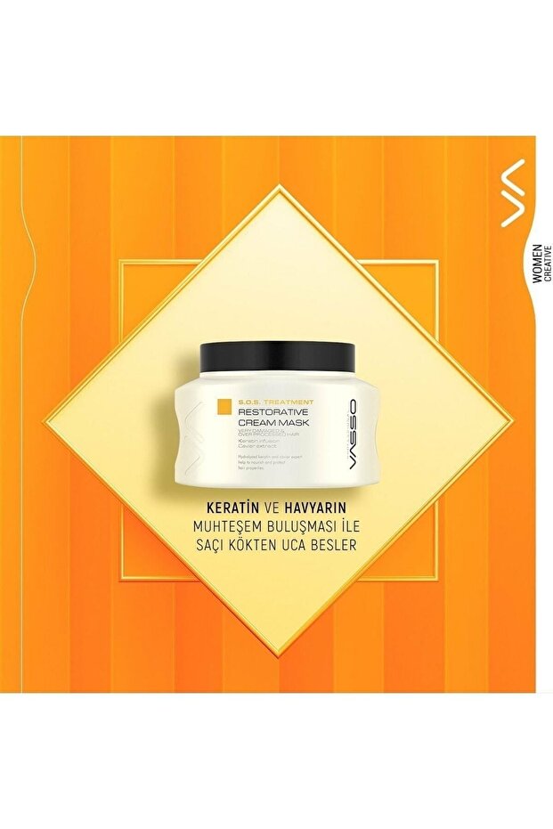 Aşırı Yıpranmış Saçlar Için Keratinli Ve Havyar Ekstraklı Acil Kurtarma Saç Bakım Maskesi 525 ml - 7