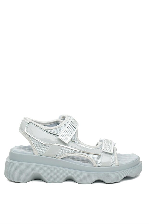Zeyn 7901C Women's Wedge Heel Sandals Grey