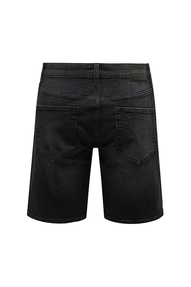 Normal Siyah Erkek Denim Şort ONSWEFT WB 8008 PIM DNM SHORTS VD - 2