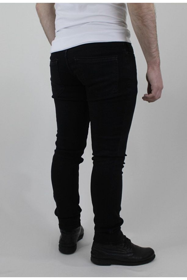 Erkek Siyah Kot Pantolon 312-08 - 2