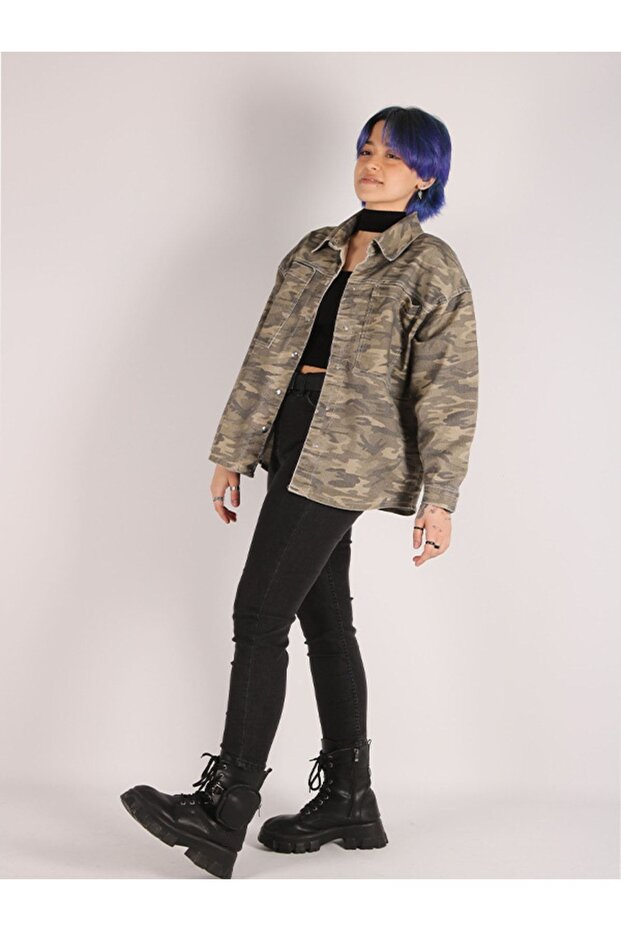 Kadın Oversize Ceket - 1