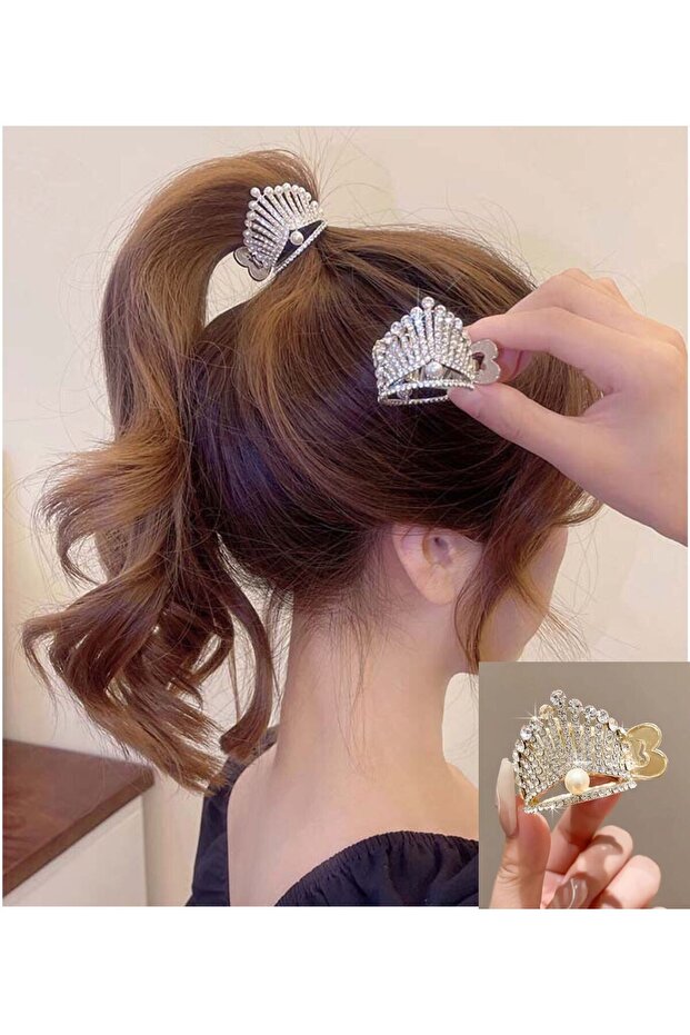 Stylish and Tight Metal Hair Claw, Ponytail Model Buckle