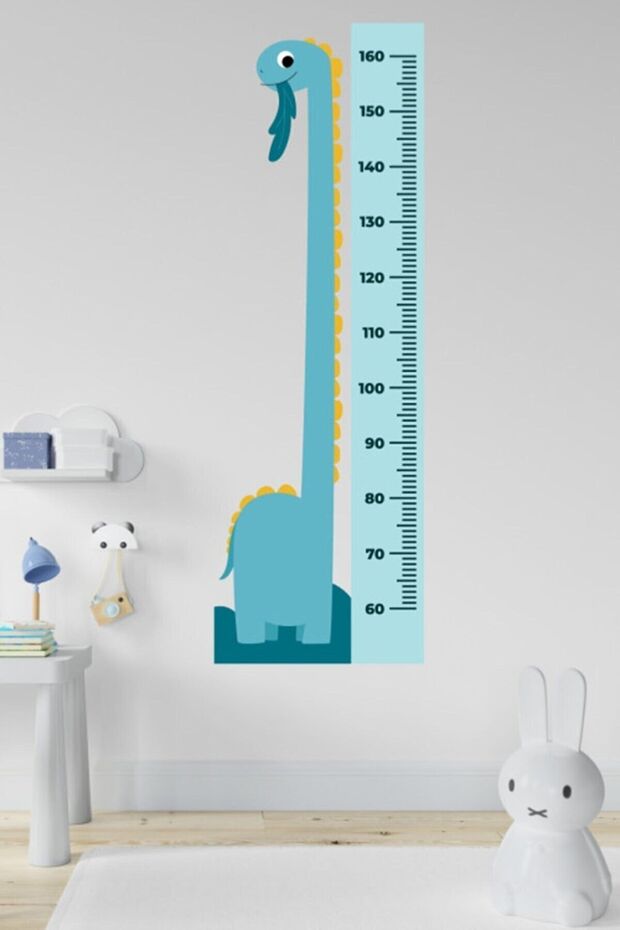 Dinosaur Figured Height Measuring - Measuring Ruler Wall Sticker - 4