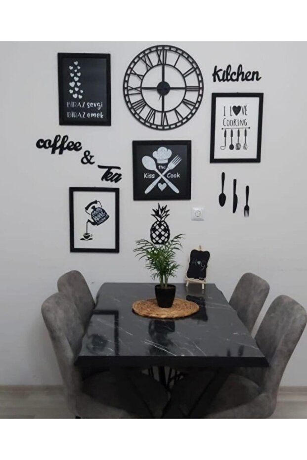 Ahsap Mutfak Dekor - 1