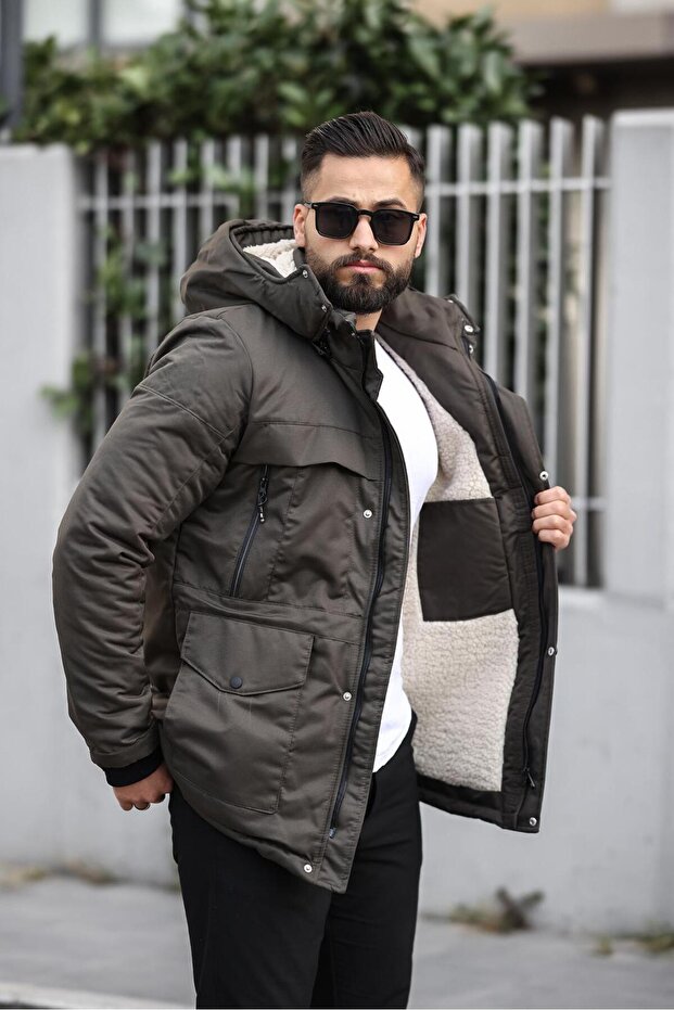 ERKEK KIŞLIK KABAN MONT - 8