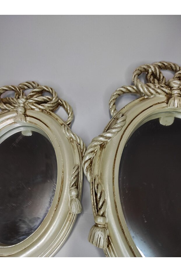 3 'lü Polyester Halatlı Model Sedef Ayna Seti - 4