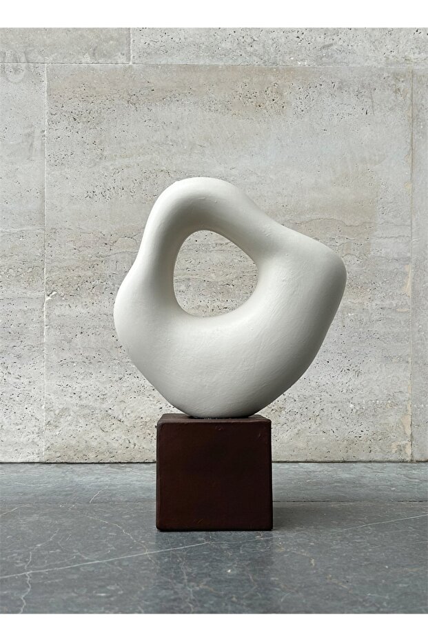 Krem Seramik Büst - 1