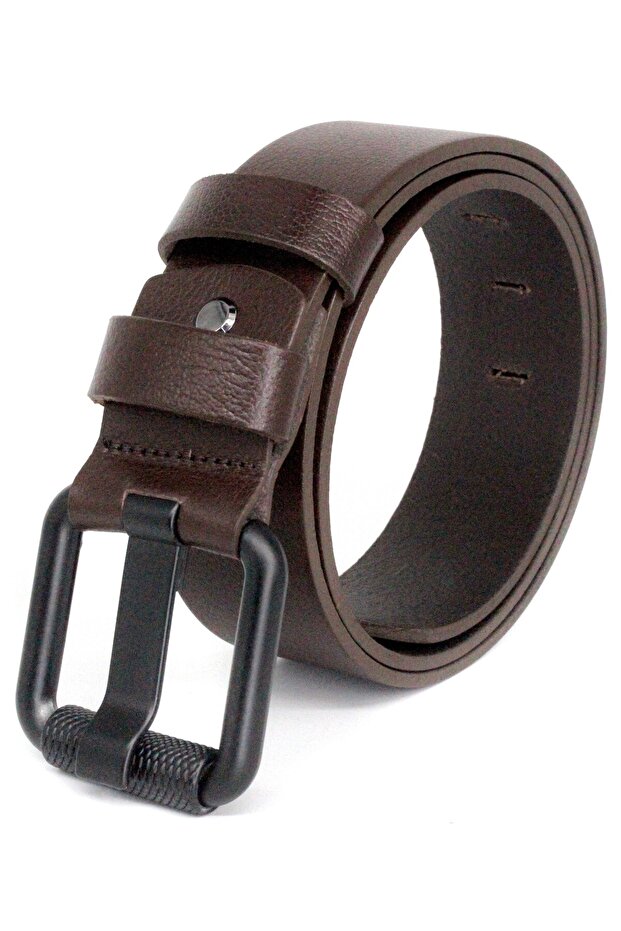 Genuine Single Layer Manda Leather Men's Jeans Belt 4.5