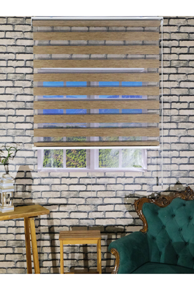 KAHVERENGİ BAMBU ZEBRA PERDE - 3