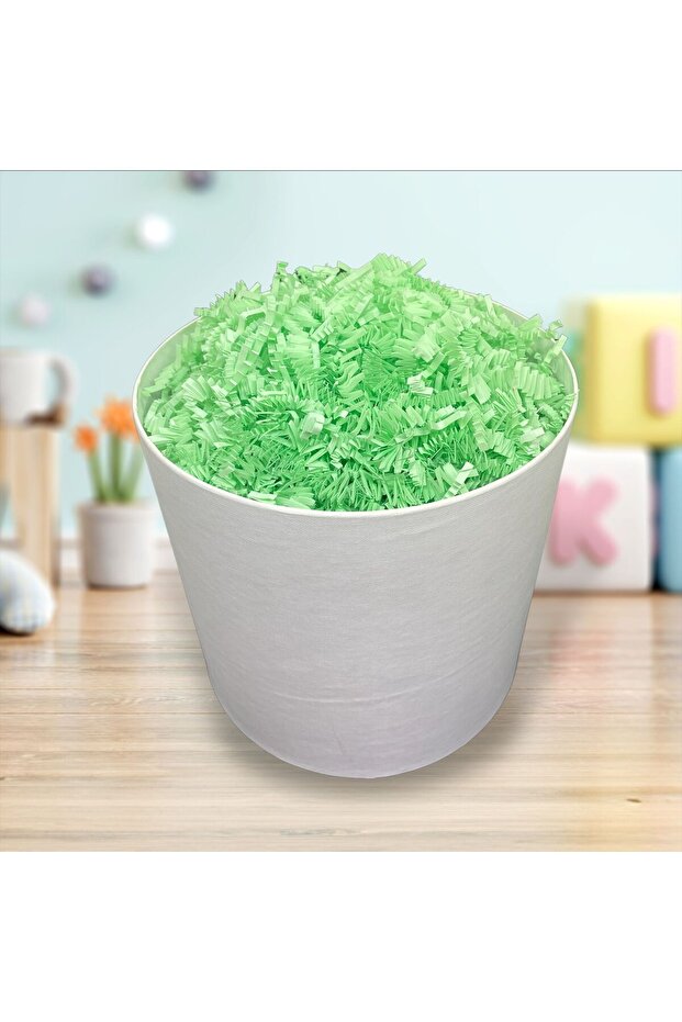 1 Kg Zigzag Kırpık Kağıt , Kırpıntı Kağıt * Yeşil - 3