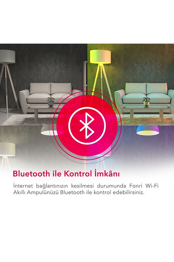 Akıllı Kablosuz Hareket Sensörü Ve Akıllı Led Ampül Seti, Wifi, Uzaktan Kontrol, Tuya Destekli - 6