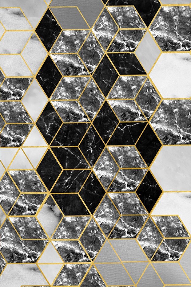 Welsoft Fabric Digital Printed Yrk121 Model Elastic Carpet Cover - 2