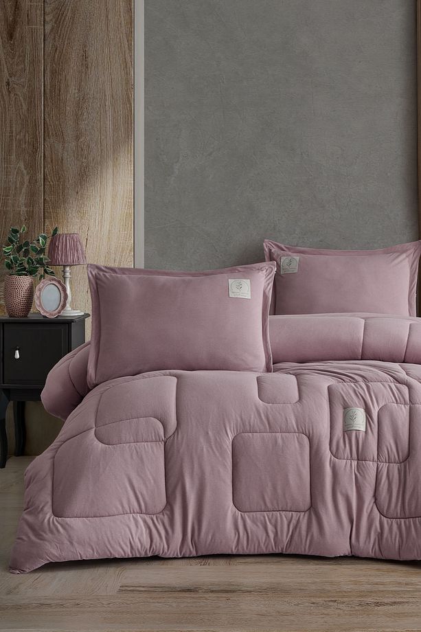Kapsül Comfort Set Modern Uyku Seti Tek Kişilik Gülkurusu - 1