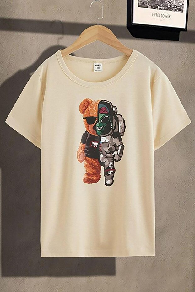 Roboay Printed T_shirt 100/100 Cotton