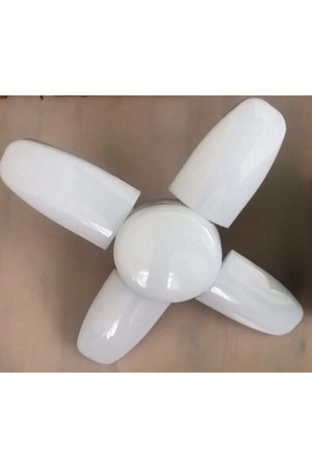 Beyaz Mini Pervane Katlanabilir Led Ampul E27 2000 Lümen 24w - 4