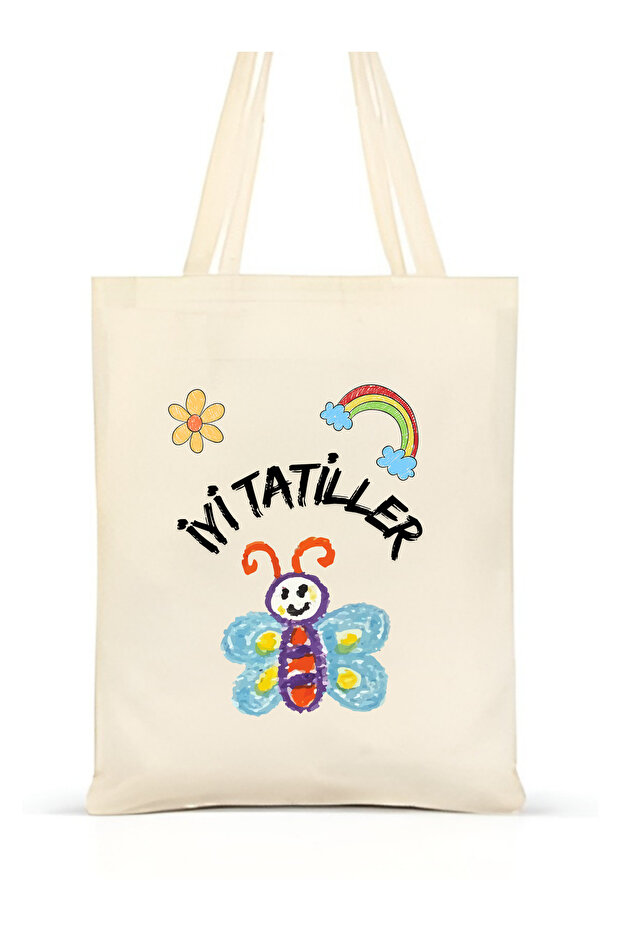 Report Card Bag, Happy Holidays Report Card Gift, Canvas Bag