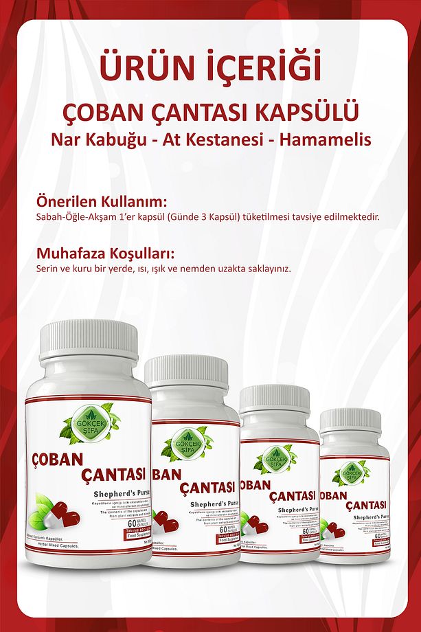 Çoban Çantası Kapsül (SHEPHERD'S PURSE CAPSULE) - 4