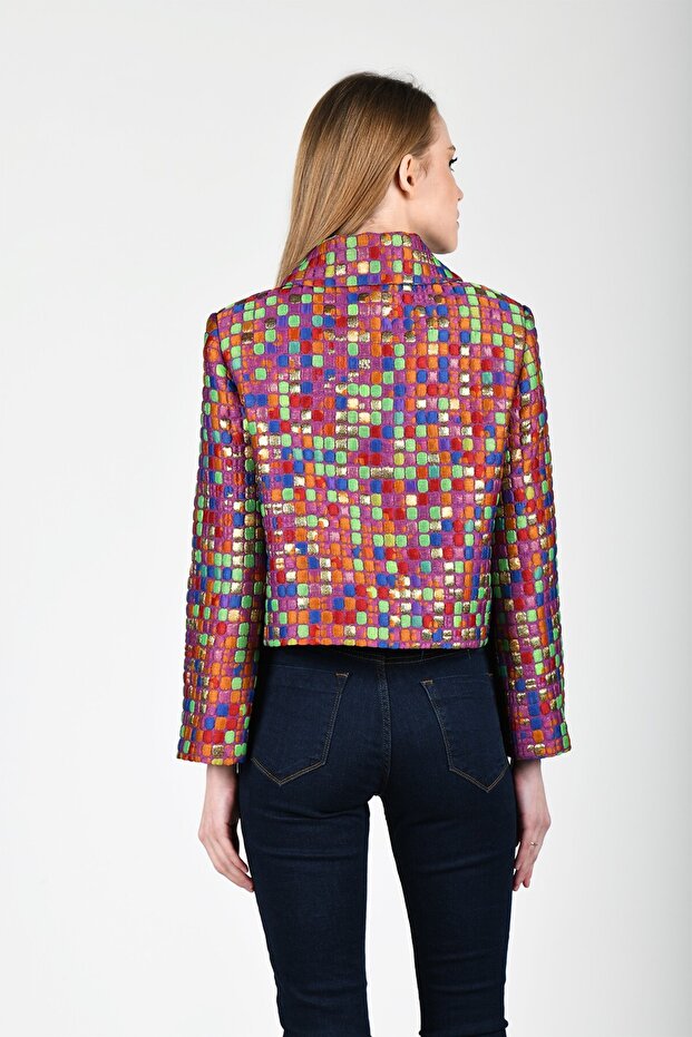 QC69 Ceket - Mor - 4